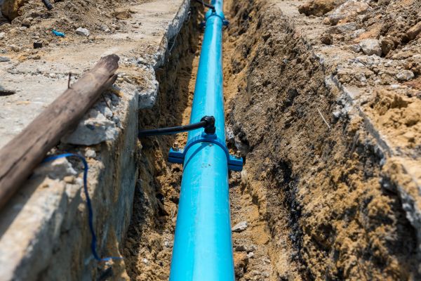 Water Main Installation in Burleson
