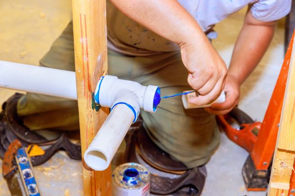 PVC Pipe Placement in Burleson